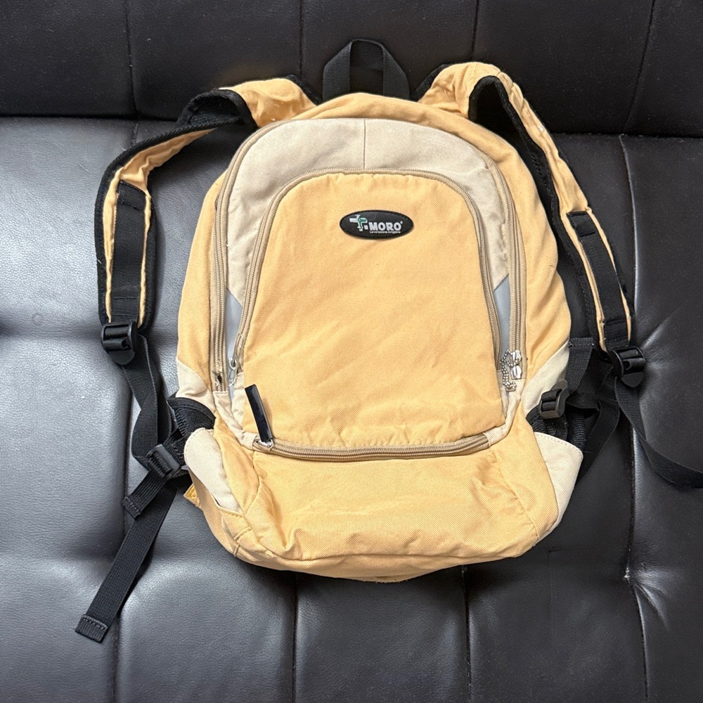 T. Moro Lavorazioe Artigiano Tan Backpack
